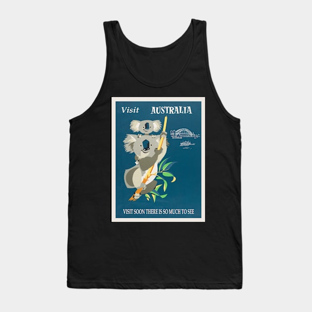 Travel - Visit  Australia Tank Top by CozyCanvas